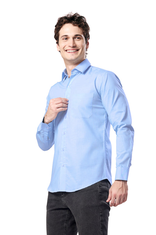 MAN SHIRT FULL SLEEVE SKY BLUE REGULAR